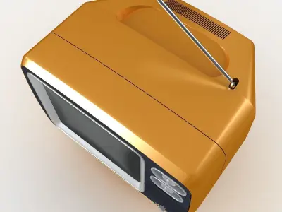 retro tv 3D model