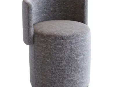 Love Seat Pouf Rugiano 3D model