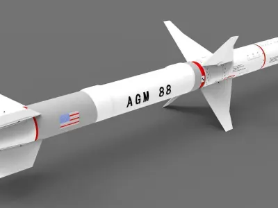 rocket 04 3D model
