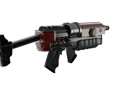 Tactical Weapon - Bull-P5 3D model