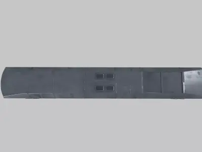 Train body Low-poly 3D model