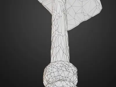 War Hammer Free low-poly 3D model
