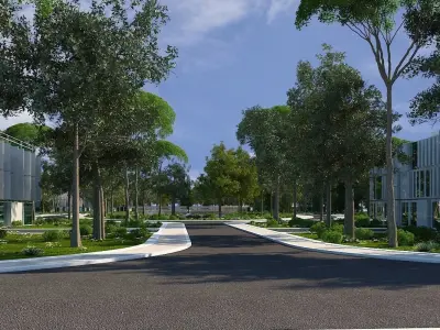 Business Park Center 3D model