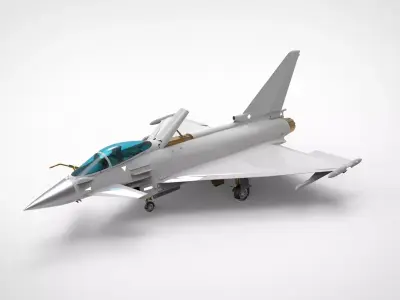 Eurofighter Typhoon 3D model by Hafcoy