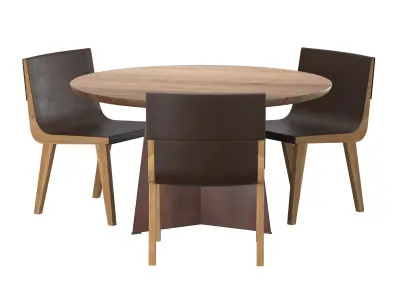 TULA DINING TABLE Chair dine Cokra 3D model