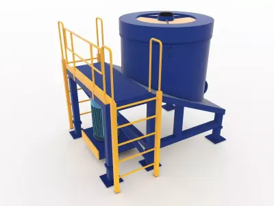 Falcon gravit concentrator 3D Model 3D model