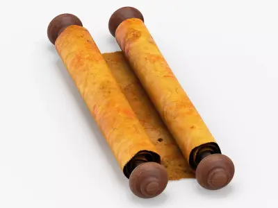 Scroll Closed 01 3D model