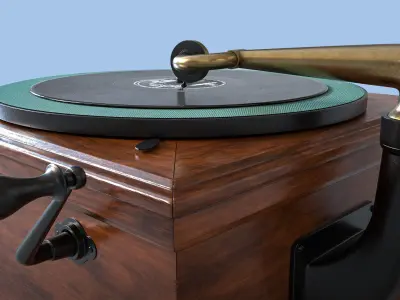 Victrola Gramophone Phonograph Graphophone 3D model