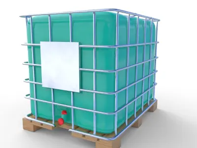 IBC Container Pack 3D model