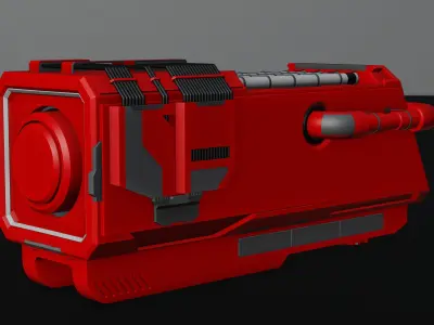 SciFi Battery 2 3D model