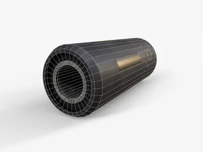 Silencer V5 Low-poly 3D model