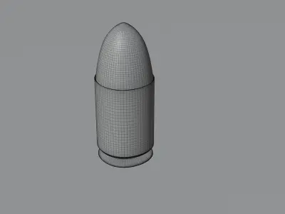 Bullet 3D model Game-ready 3D model