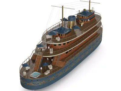 Luxury Liner 3D model by NataBond