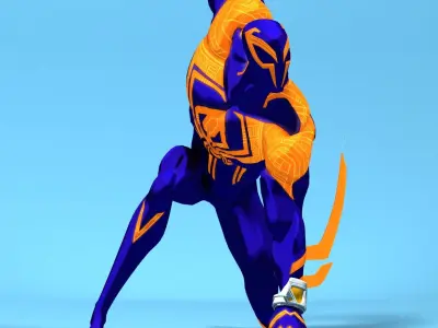 Spider-man 2099 Low-poly 3D model purchase