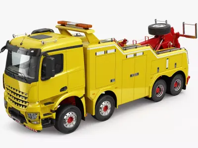 Tow Truck Europe 8X4 3D model