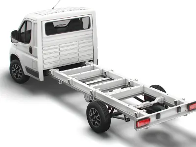 Fiat Ducato Chassis Truck Single Cab 4035 WB XL 2022 3D model