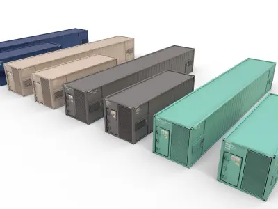 Ventilated Container 3D model