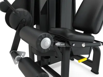 Technogym - Selectorised - Leg Curl  3D model