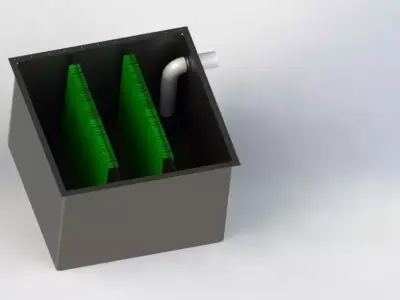 Biodigestor Box Design Free 3D model