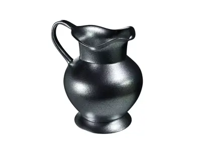 Vintage Metal Jug 3D model