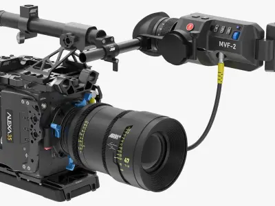ARRI ALEXA 35 with Lightweight Set Accessories 3D model