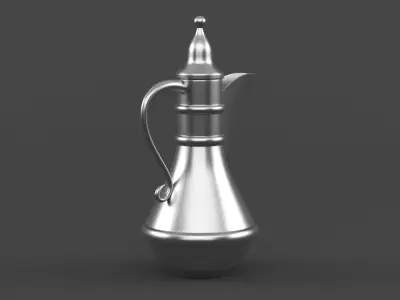 Arabic Teapot 3D model
