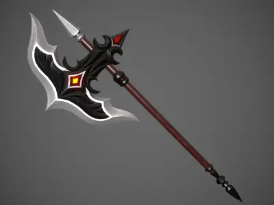 Fantasy dark weapon 3D Model Pack