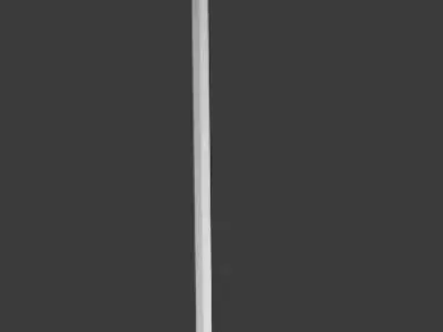 5 mm hex key wrench with a total length of 300 mm Free 3D model
