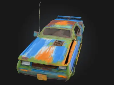 Graffiti Cruiser  Street Art on Wheels 3D model