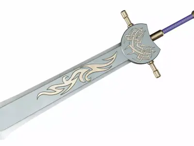 Sword 8 Low-poly 3D model