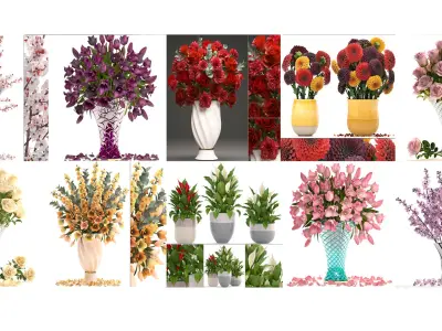  Collection of bouquets 30 pieces 