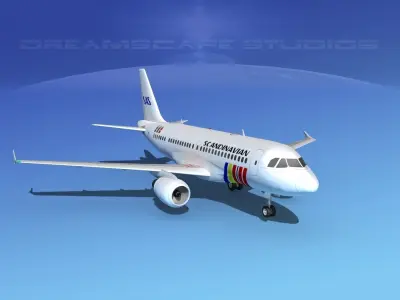 Airbus A319 SAS 3D model