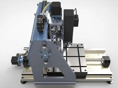 CNC Machine 3D model get