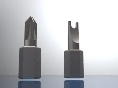 Screwdriver tips 3D model