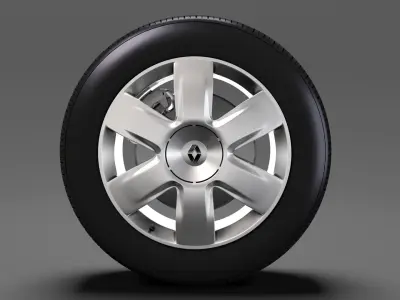 Renault Kangoo wheel 2017 3D model