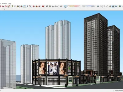 Sketchup Hotel 107 3D model