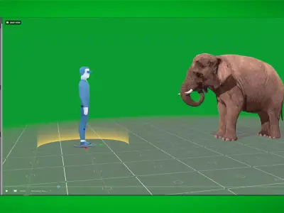 Asian Asiatic Elephant Free 3D model