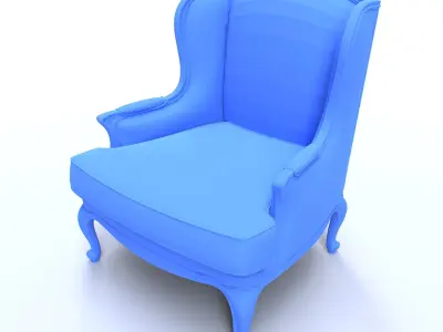 Armchair 1 3D print model
