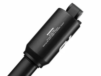 A5 MTB rear shock black 3D model