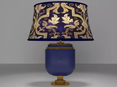 classic royal  lampshade Low-poly 3D model
