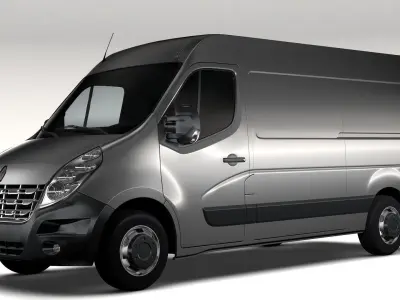 Renault Master L2H2 Van 2010 3D model