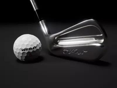 Golf Club Ball Low-poly 3D model