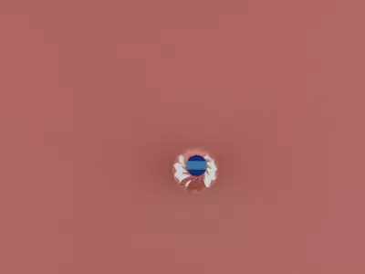 Shaped bottle 3D model