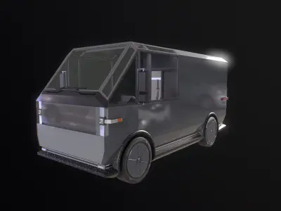 Canoo MPDV Low-poly 3D model