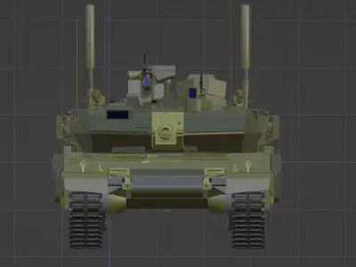 Leopard 2A7V 3D model