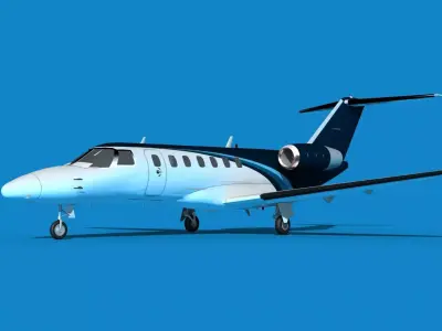 Cessna C528 Citation CJ3 V09 3D model