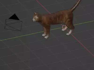 3d cat 3D model