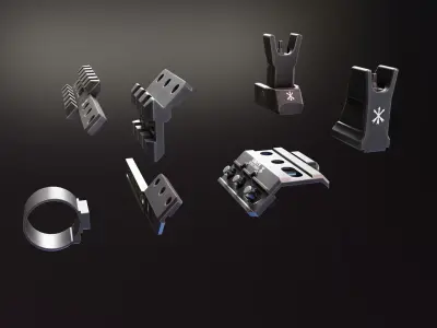 Fusion Micro Hub Low-poly 3D model