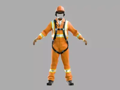 Dock Worker Outfit 1 3D model