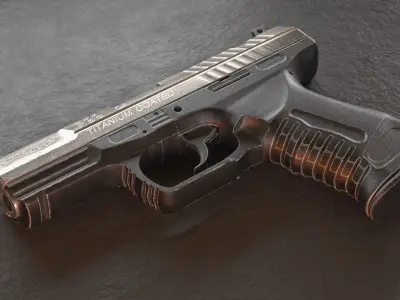 Walther Gun 3D model